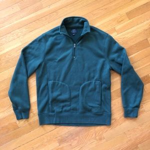 J. Crew Factory // Cotton quarter zip pullover